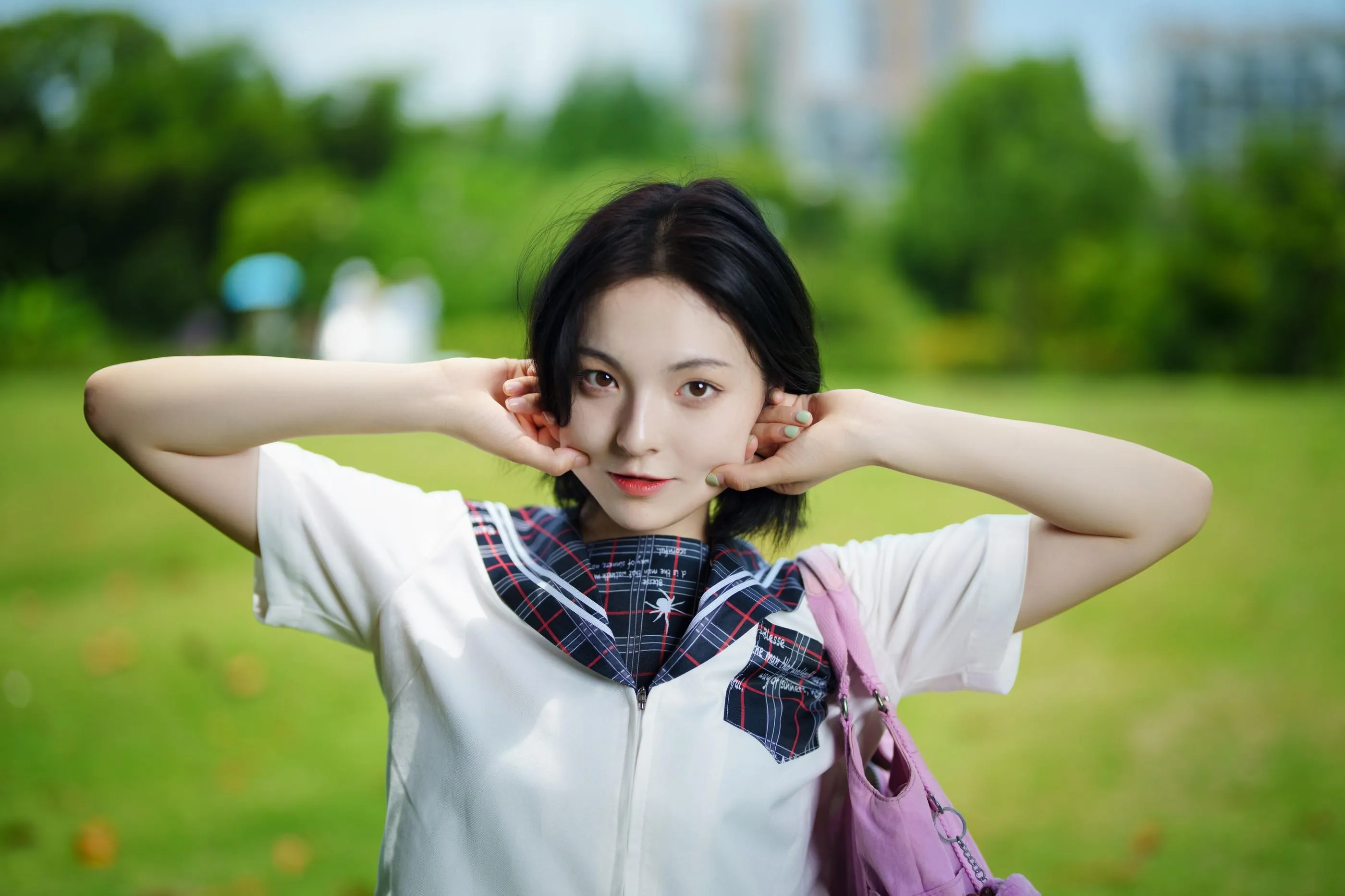 [YITUYU艺图语]2021.11.12 花田里的JK少女 dudu [51P]插图6